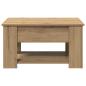 Preview: Couchtisch Artisan-Eiche 79x49x41 cm Holzwerkstoff