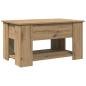 Preview: Couchtisch Artisan-Eiche 79x49x41 cm Holzwerkstoff