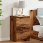 Preview: Nachttisch Altholz-Optik 40x36x65 cm Holzwerkstoff