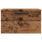 Preview: Wand-Nachttisch Altholz-Optik 34x30x20 cm