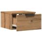 Preview: Wand-Nachttische 2 Stk. Artisan-Eiche 34x30x20 cm
