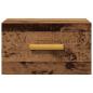 Preview: Wand-Nachttisch Altholz-Optik 35x35x20 cm