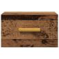 Preview: Wand-Nachttische 2 Stk. Altholz-Optik 35x35x20 cm