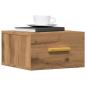 Preview: ARDEBO.de - Wand-Nachttisch Artisan-Eiche 35x35x20 cm