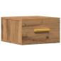 Preview: Wand-Nachttisch Artisan-Eiche 35x35x20 cm