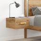 Preview: Wand-Nachttisch Artisan-Eiche 35x35x20 cm