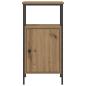 Preview: Nachttische 2 Stk. Artisan-Eiche 41x31x80 cm Holzwerkstoff