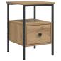 Preview: Nachttisch Artisan-Eiche 34x36x50 cm Holzwerkstoff