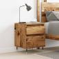 Preview: Nachttisch Altholz-Optik 40x35x50 cm Holzwerkstoff