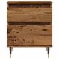 Preview: Nachttisch Altholz-Optik 40x35x50 cm Holzwerkstoff