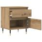 Preview: Nachttisch Artisan-Eiche 40x35x50 cm Holzwerkstoff