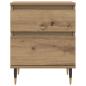 Preview: Nachttisch Artisan-Eiche 40x35x50 cm Holzwerkstoff
