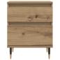 Preview: Nachttische 2 Stk. Artisan-Eiche 40x35x50 cm Holzwerkstoff
