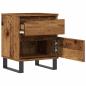 Preview: Nachttisch Altholz-Optik 40x35x50 cm Holzwerkstoff