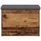 Preview: Sitzbank mit Stauraum Altholz-Optik 62x42x45 cm Holzwerkstoff