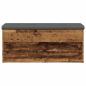 Preview: Sitzbank mit Stauraum Altholz-Optik 102x42x45 cm Holzwerkstoff
