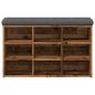 Preview: Schuhbank Altholz-Optik 82x32x50 cm Holzwerkstoff