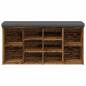 Preview: Schuhbank Altholz-Optik 102x32x50 cm Holzwerkstoff