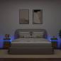Preview: LED-Nachttische 2 Stk. Artisan-Eiche 35x39x55 cm Holzwerkstoff