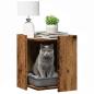 Preview: Katzenklo Altholz-Optik 42x42x51 cm Holzwerkstoff