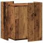 Preview: Katzenklo Altholz-Optik 42x42x51 cm Holzwerkstoff