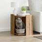 Preview: ARDEBO.de - Katzenklo Artisan-Eiche 42x42x51 cm Holzwerkstoff