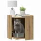 Preview: Katzenklo Artisan-Eiche 42x42x51 cm Holzwerkstoff