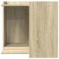 Preview: Katzenklo Sonoma Eiche 53x53x51 cm Holzwerkstoff