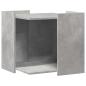 Preview: Katzenklo Betongrau 53x53x51 cm Holzwerkstoff