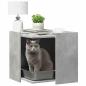 Preview: Katzenklo Betongrau 53x53x51 cm Holzwerkstoff