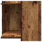 Preview: Katzenklo Altholz-Optik 53x53x51 cm Holzwerkstoff