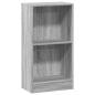 Preview: Bücherregal Grau Sonoma 40x24x76 cm Holzwerkstoff