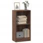 Preview: ARDEBO.de - Bücherregal Braun Eichen-Optik 40x24x76 cm Holzwerkstoff