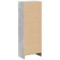 Preview: B?cherregal Betongrau 40x24x109 cm Holzwerkstoff