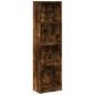 Preview: B?cherregal R?uchereiche 40x24x143 cm Holzwerkstoff