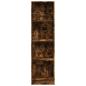 Preview: B?cherregal R?uchereiche 40x24x143 cm Holzwerkstoff