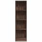 Preview: Bücherregal Braun Eichen-Optik 40x24x143 cm Holzwerkstoff