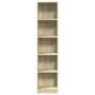 Preview: B?cherregal Sonoma-Eiche 40x24x176 cm Holzwerkstoff