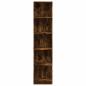 Preview: Bücherregal Räuchereiche 40x24x176 cm Holzwerkstoff