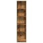 Preview: Bücherregal Altholz-Optik 40x24x176 cm Holzwerkstoff