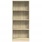 Preview: Bücherregal Sonoma-Eiche 60x24x143 cm Holzwerkstoff