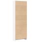 Preview: Bücherregal Weiß 60 x 24 x 176 cm Holzwerkstoff