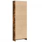Preview: Bücherregal Räuchereiche 60x24x176 cm Holzwerkstoff