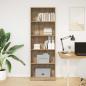 Preview: ARDEBO.de - B?cherregal Artisian Oak 60 x 24 x 176 cm Holzwerkstoff