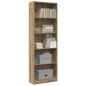 Preview: B?cherregal Artisian Oak 60 x 24 x 176 cm Holzwerkstoff