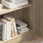 Preview: Bücherregal Sonoma-Eiche 80x24x109 cm Holzwerkstoff