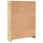 Preview: Bücherregal Sonoma-Eiche 80x24x109 cm Holzwerkstoff