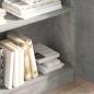 Preview: Bücherregal Betongrau 80x24x109 cm Holzwerkstoff