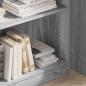Preview: Bücherregal Grau Sonoma 80x24x109 cm Holzwerkstoff