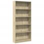 Preview: B?cherregal Sonoma-Eiche 80 x 24 x 176 cm Holzwerkstoff